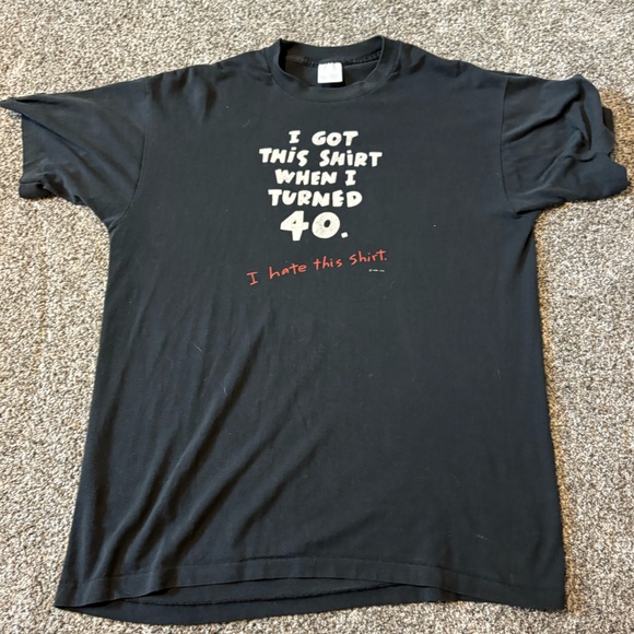 Comedy Vintage T-shirt “I Got This Shirt When I turned 40” - Picture 1 of 1
